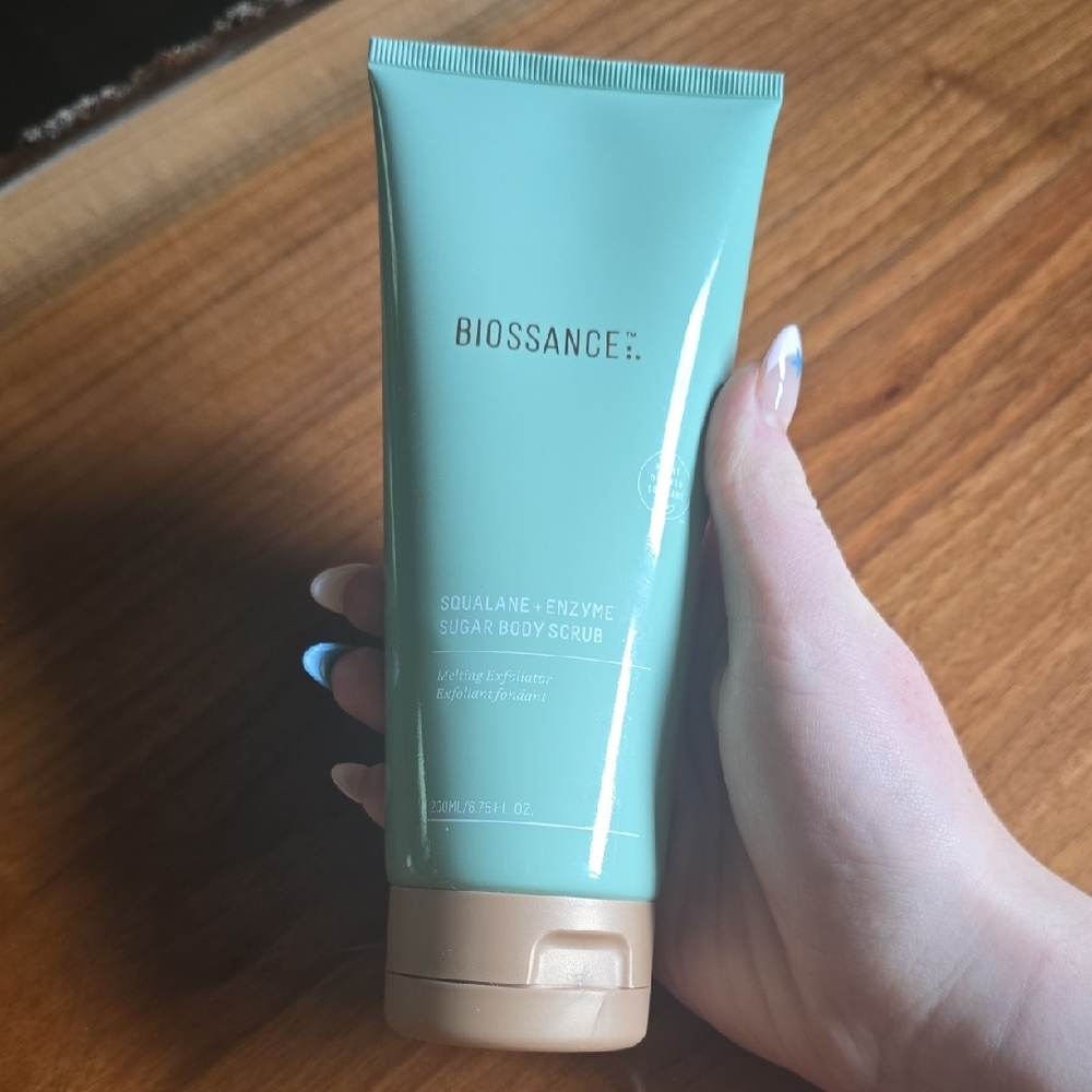 Biossance Mint Green Body Scrub